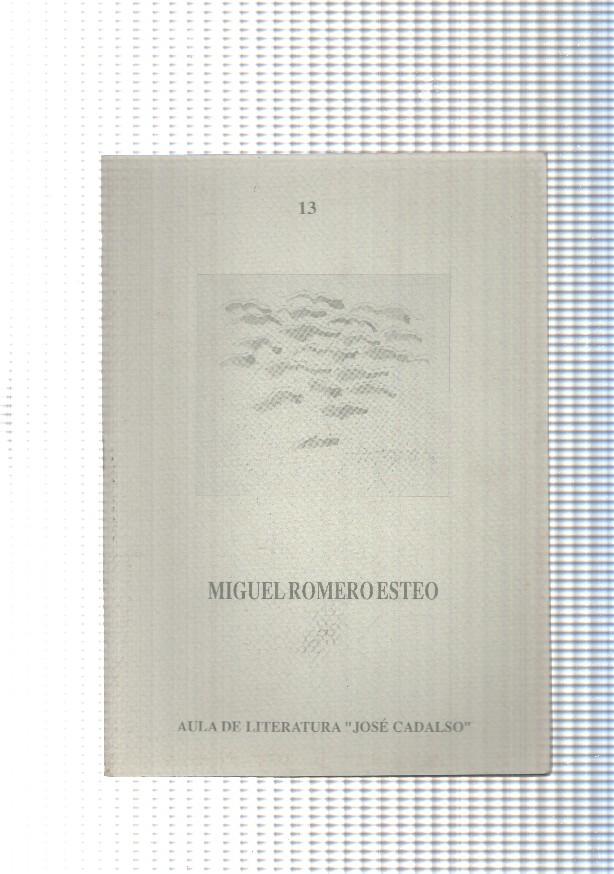 Cudernos de literatura num. 13: Miguel Romero Esteo