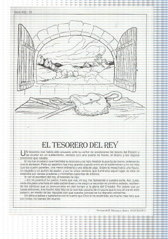 Laminas serie Rosa-cuentos de Juan C. Schmid numero 16: El tesorero del rey