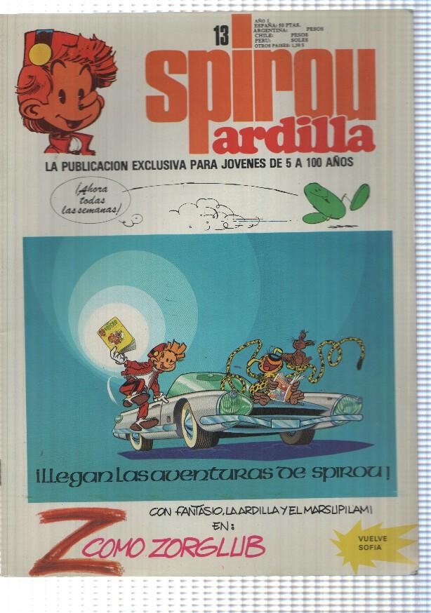 fasciculo: Spirou ardilla numero 13: falta pliego central pagina 17/20