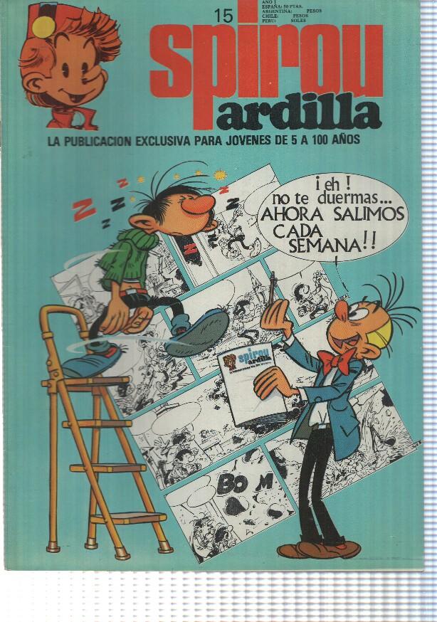 fasciculo: Spirou ardilla numero 15: falta pliego central pagina 17/20