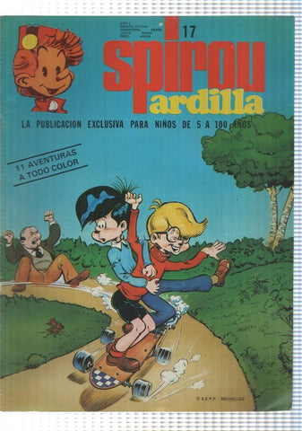 fasciculo: Spirou ardilla numero 17: falta pliego central pagina 17/20