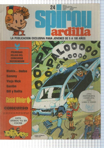 fasciculo: Spirou ardilla numero 24: falta pliego central pagina 17/20