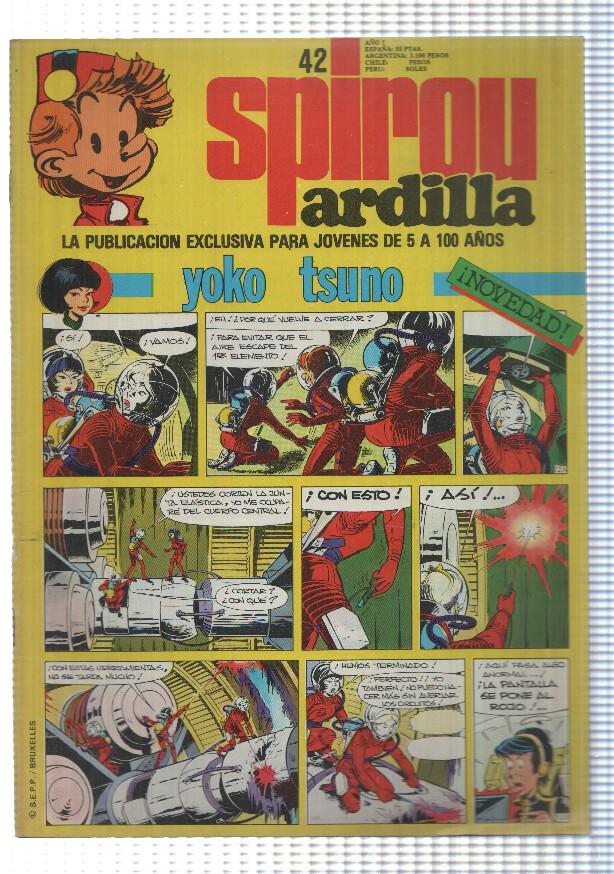 fasciculo: Spirou ardilla numero 42: falta pliego central paginas 17/20