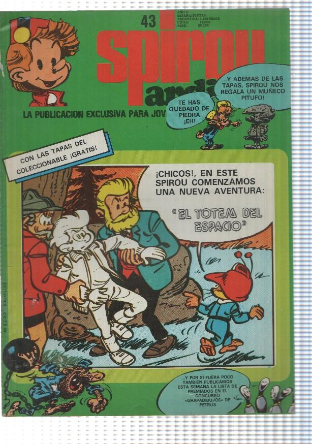 fasciculo: Spirou ardilla numero 43: falta pliego central paginas 17/20