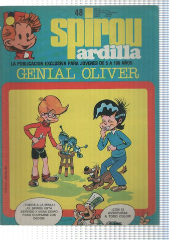 fasciculo: Spirou ardilla numero 48 año II - Bill y Bolita, Gaston.  
