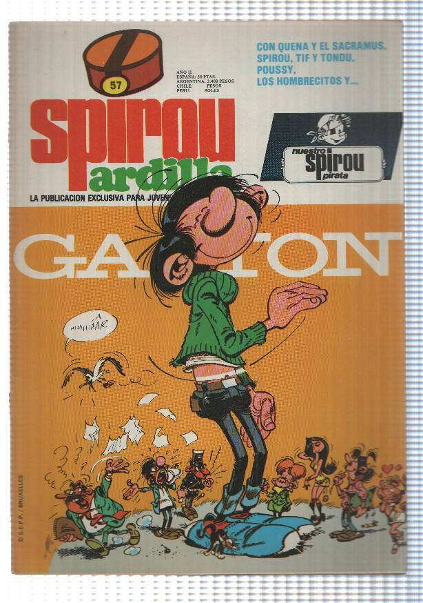 fasciculo: Spirou ardilla numero 57 año II - Bill y Bolita, Gaston.