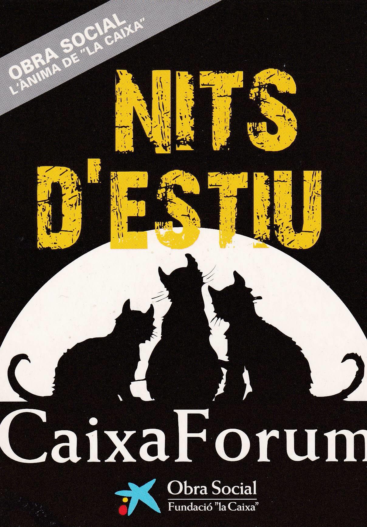 POSTAL B10213: CAIXA FORUM: NITS D ESTIU