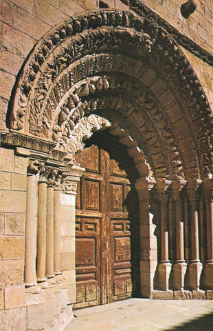 POSTAL B10246: ZAMORA: PORTICO IGLESIA