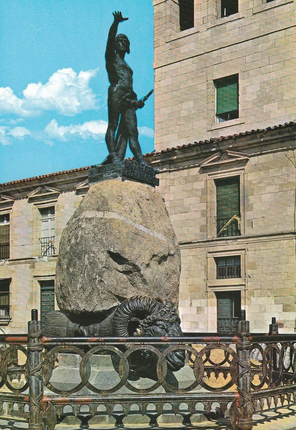 POSTAL B10248: ZAMORA: MONUMENTO VIRIATO