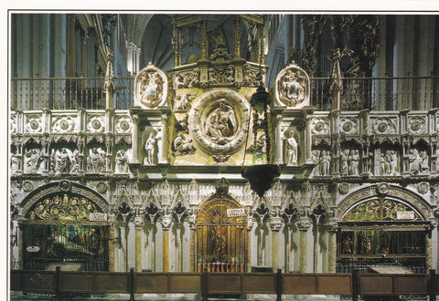 POSTAL B10265: TOLEDO: LA CATEDRAL. DIVERSOS ASPECTOS