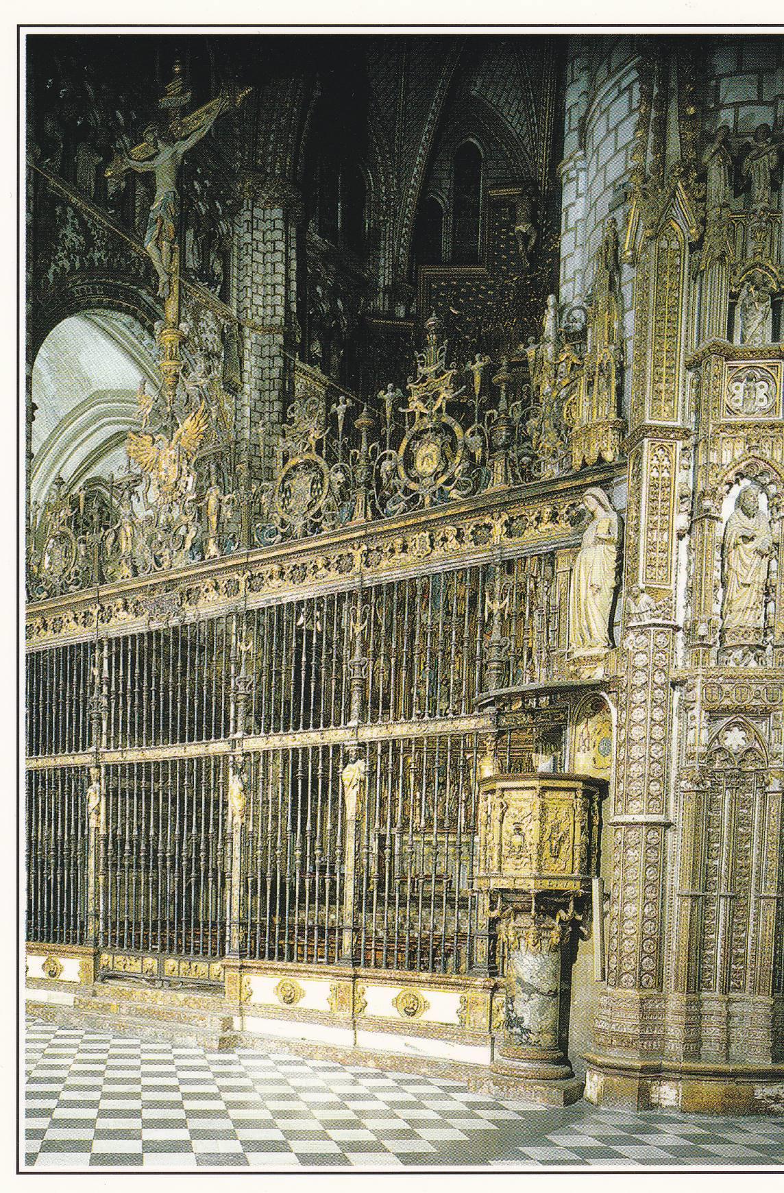 POSTAL B10267: TOLEDO: LA CATEDRAL. DIVERSOS ASPECTOS