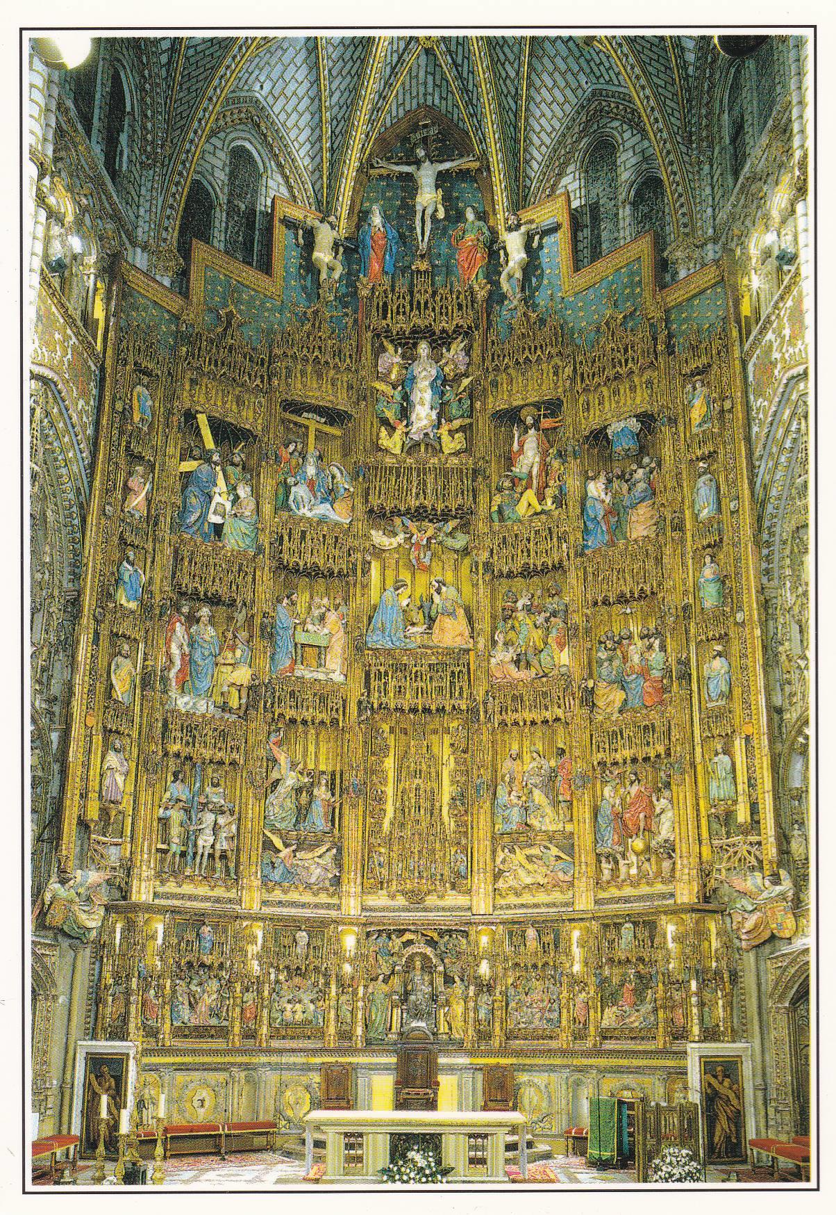 POSTAL B10269: TOLEDO: LA CATEDRAL. DIVERSOS ASPECTOS