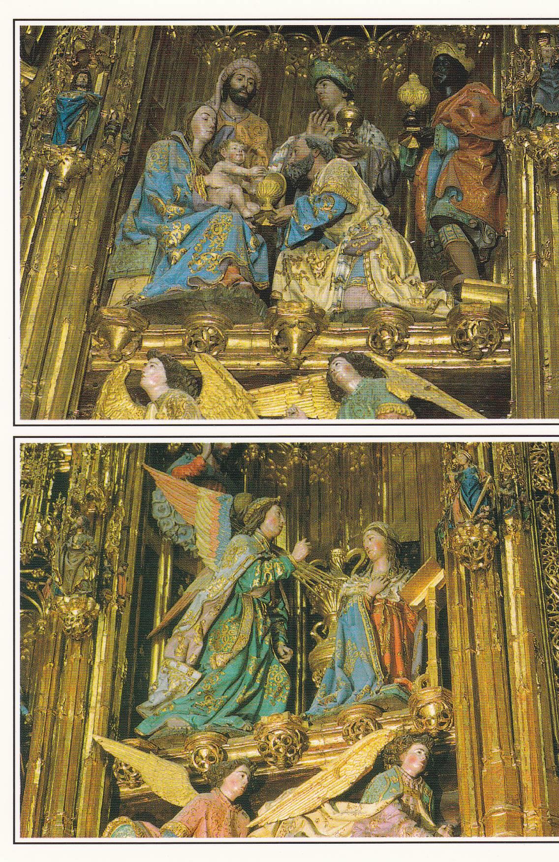 POSTAL B10270: TOLEDO: LA CATEDRAL. DIVERSOS ASPECTOS