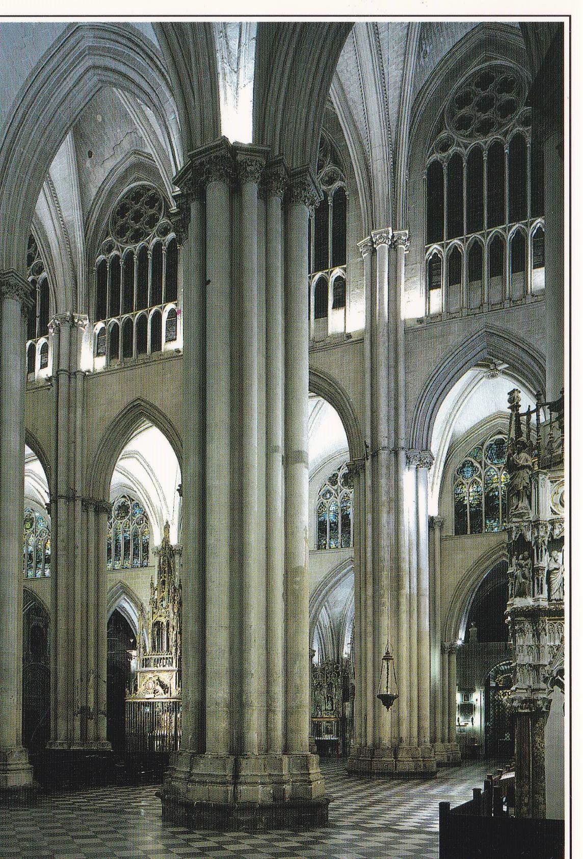 POSTAL B10277: TOLEDO: LA CATEDRAL. DIVERSOS ASPECTOS