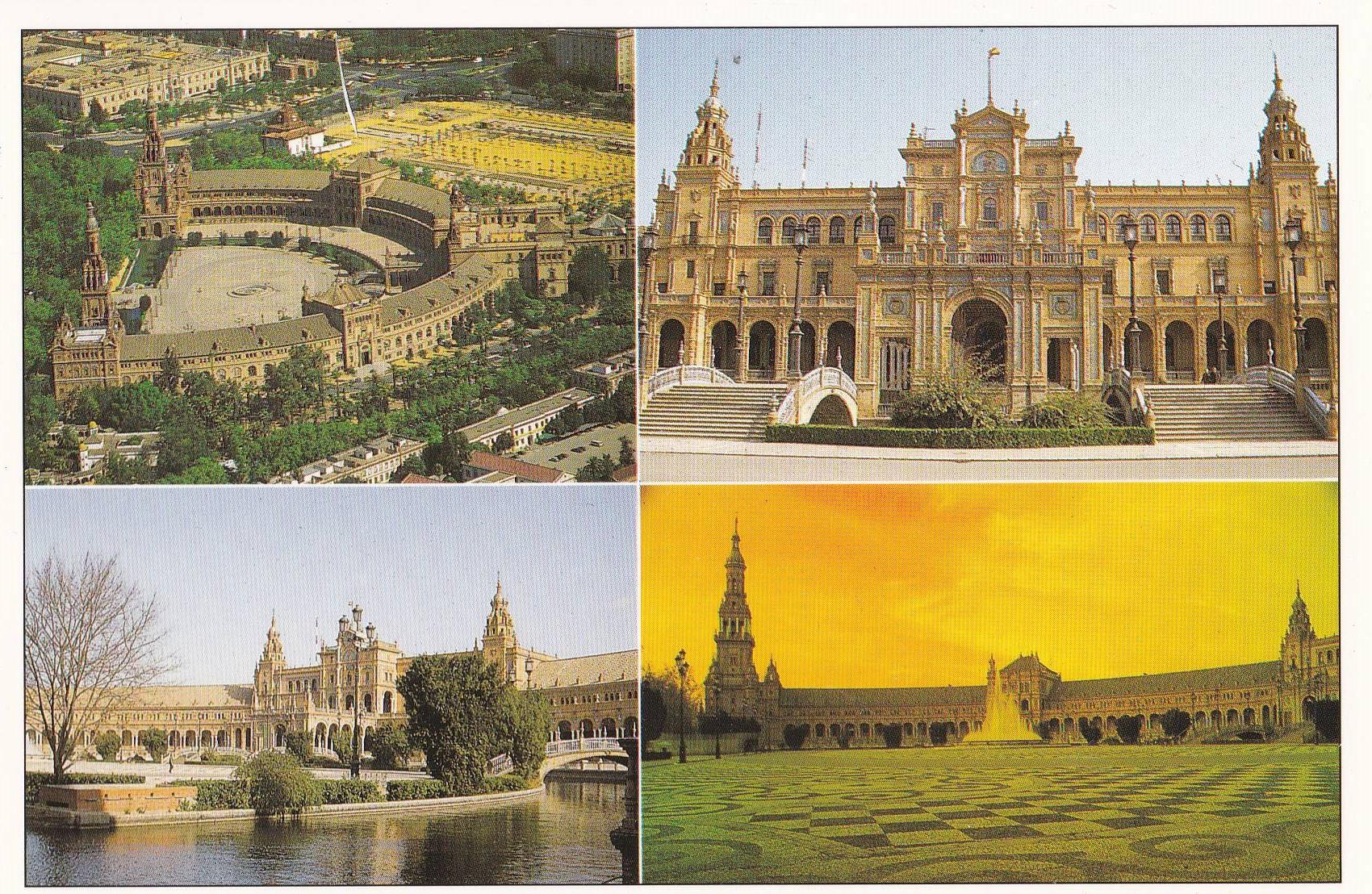 POSTAL B10285: SEVILLA: DIVERSOS ASPECTOS DE LA CIUDAD Y MONUMENTOS