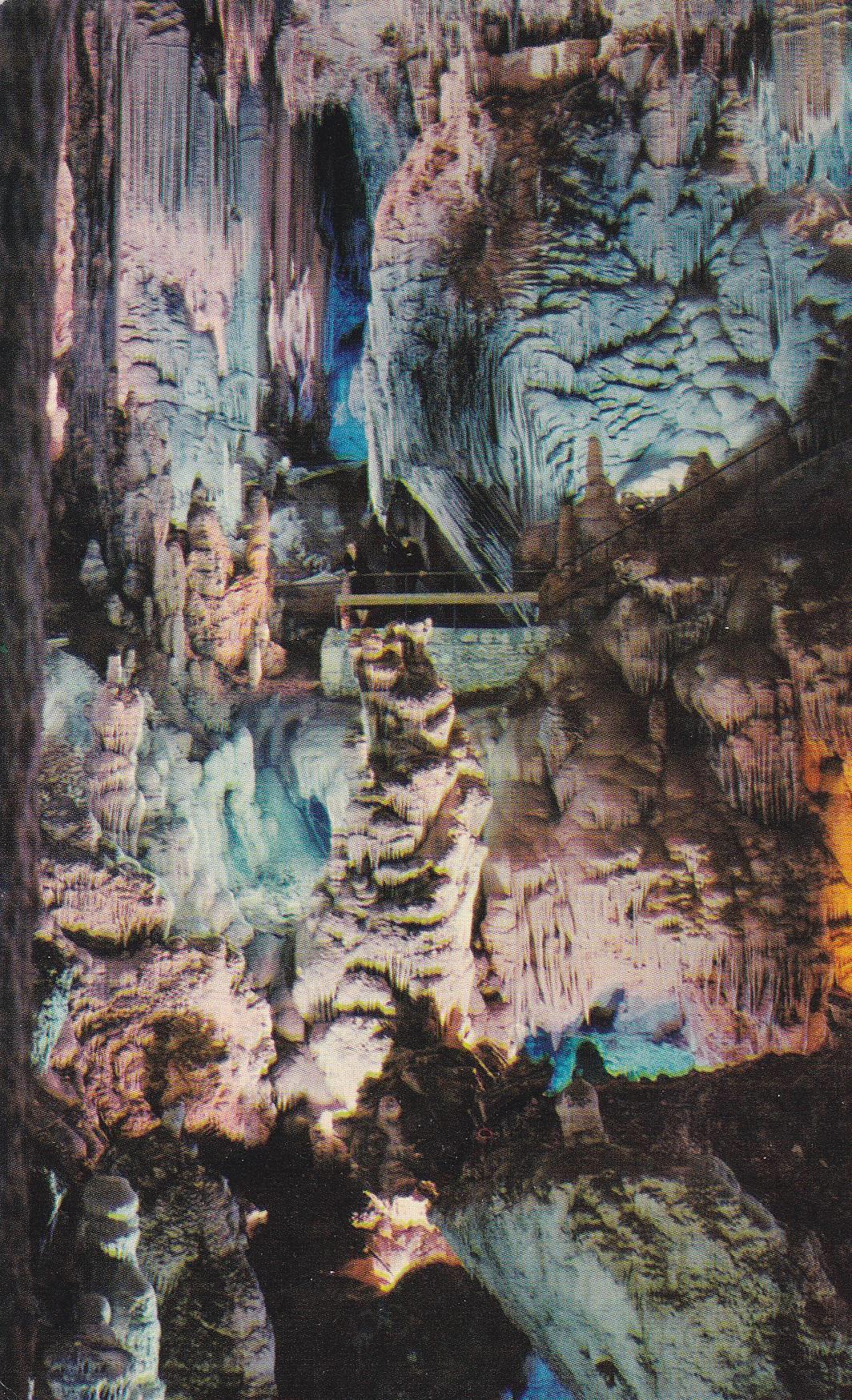 POSTAL B10325: MALAGA: CUEVA DE NERJA. DIVERSOS ASPECTOS