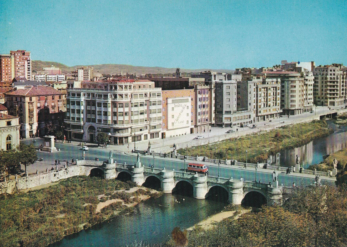 POSTAL B10349: BURGOS: RIO ARLANZON