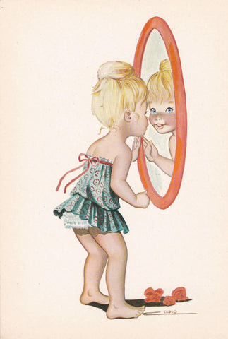 POSTAL B10359: CANO: EUROCROMO: ILUSTRACION NIÑA