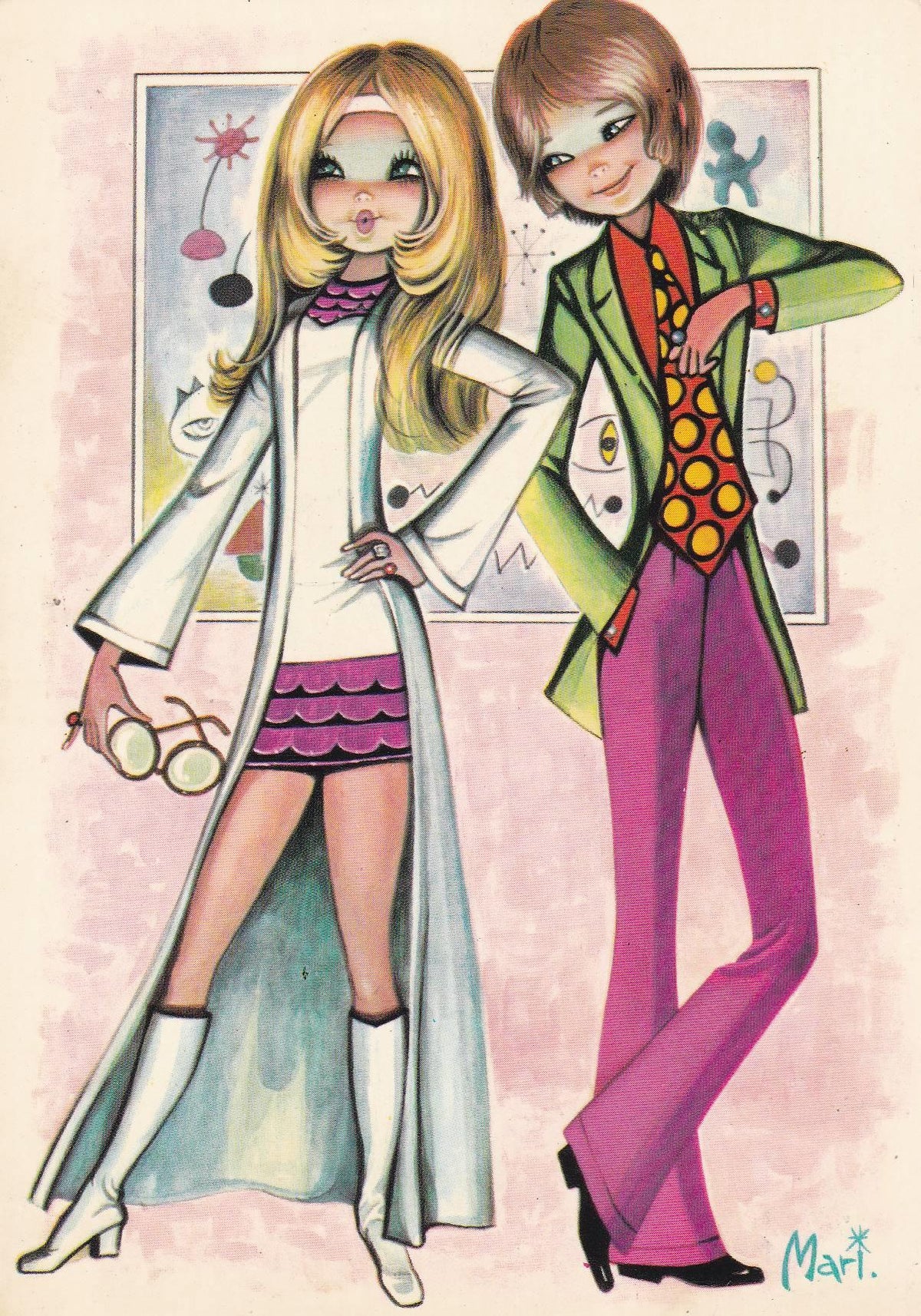 POSTAL B10364: MARI: ILUSTRACION DIARIO JUVENTUD