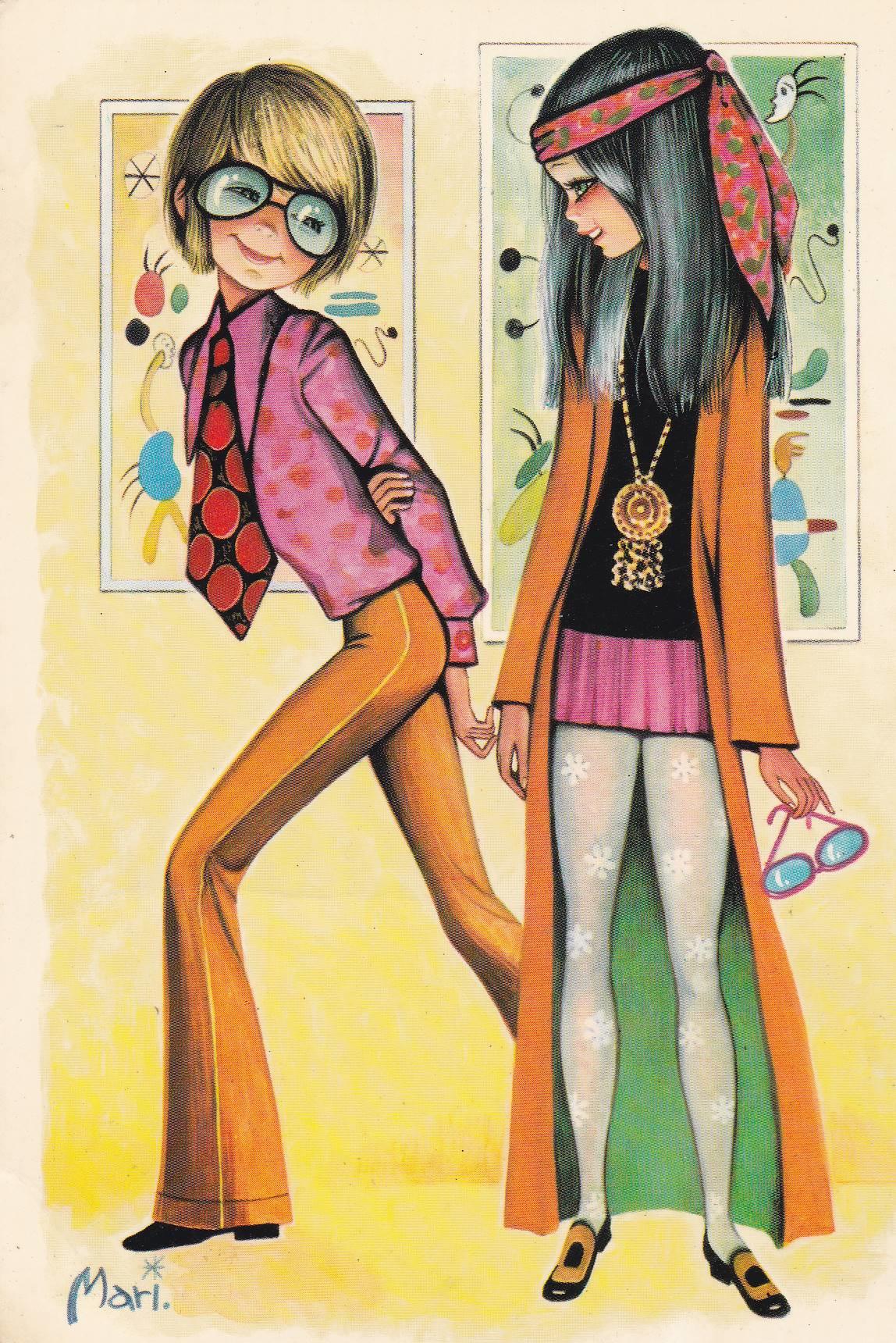 POSTAL B10365: MARI: ILUSTRACION DIARIO JUVENTUD