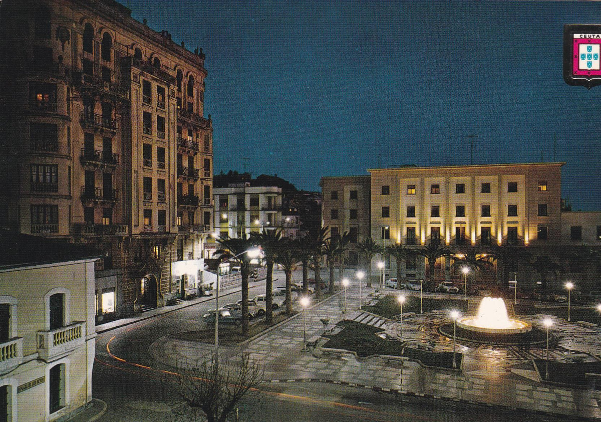 POSTAL B10400: CEUTA: JARDIN CAPITAN RAMOS