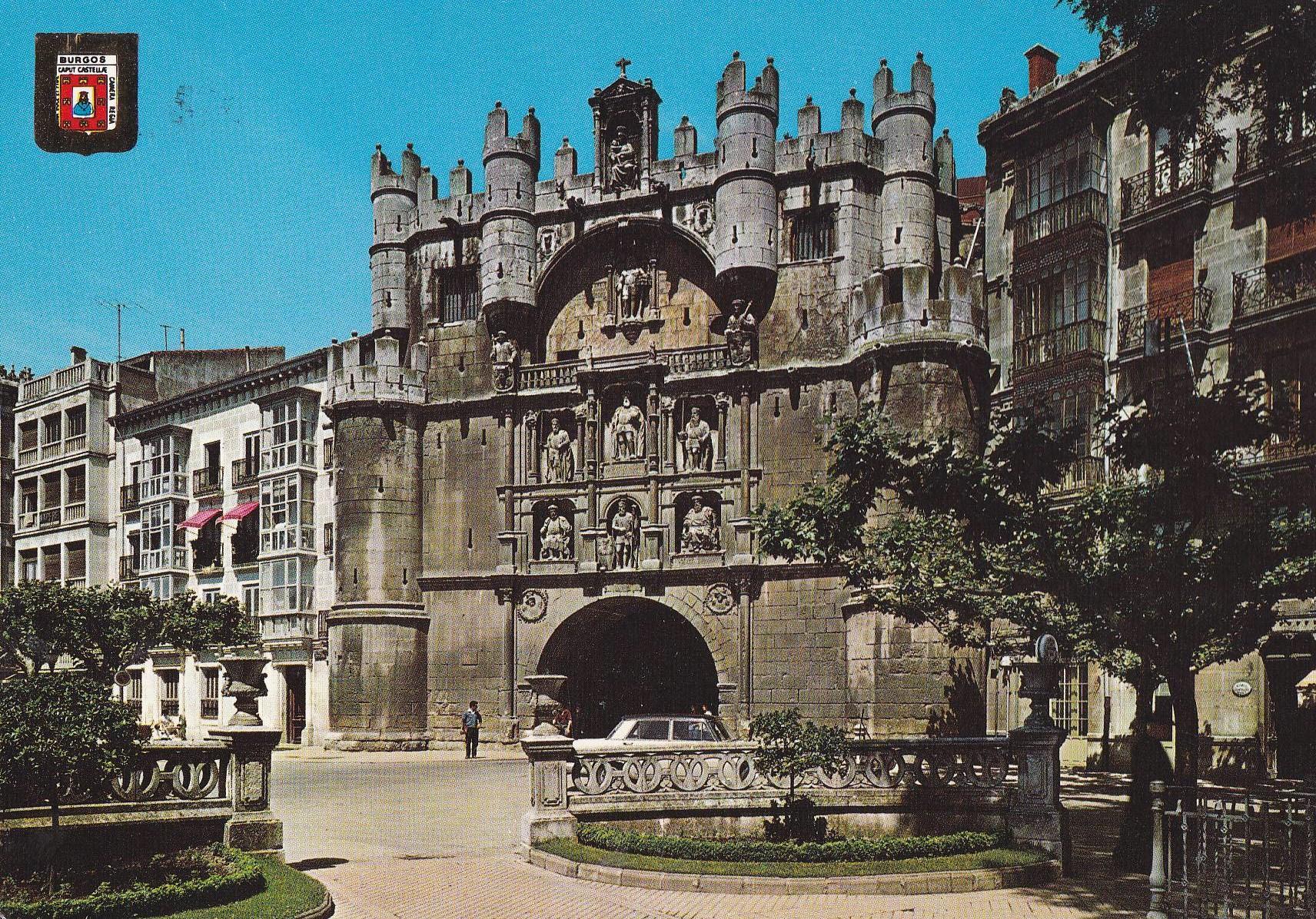 POSTAL B10465: BURGOS: ARCO DE SANTA MARIA