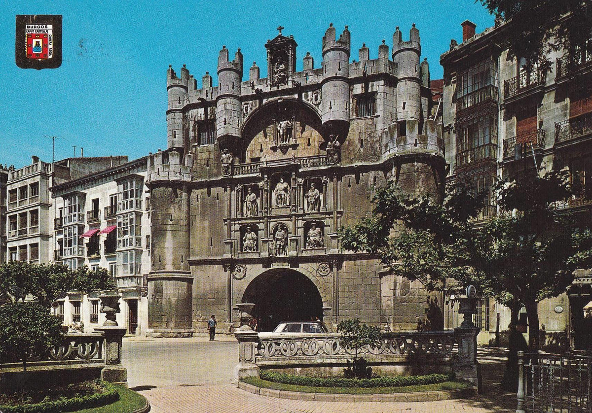 POSTAL B10465: BURGOS: ARCO DE SANTA MARIA