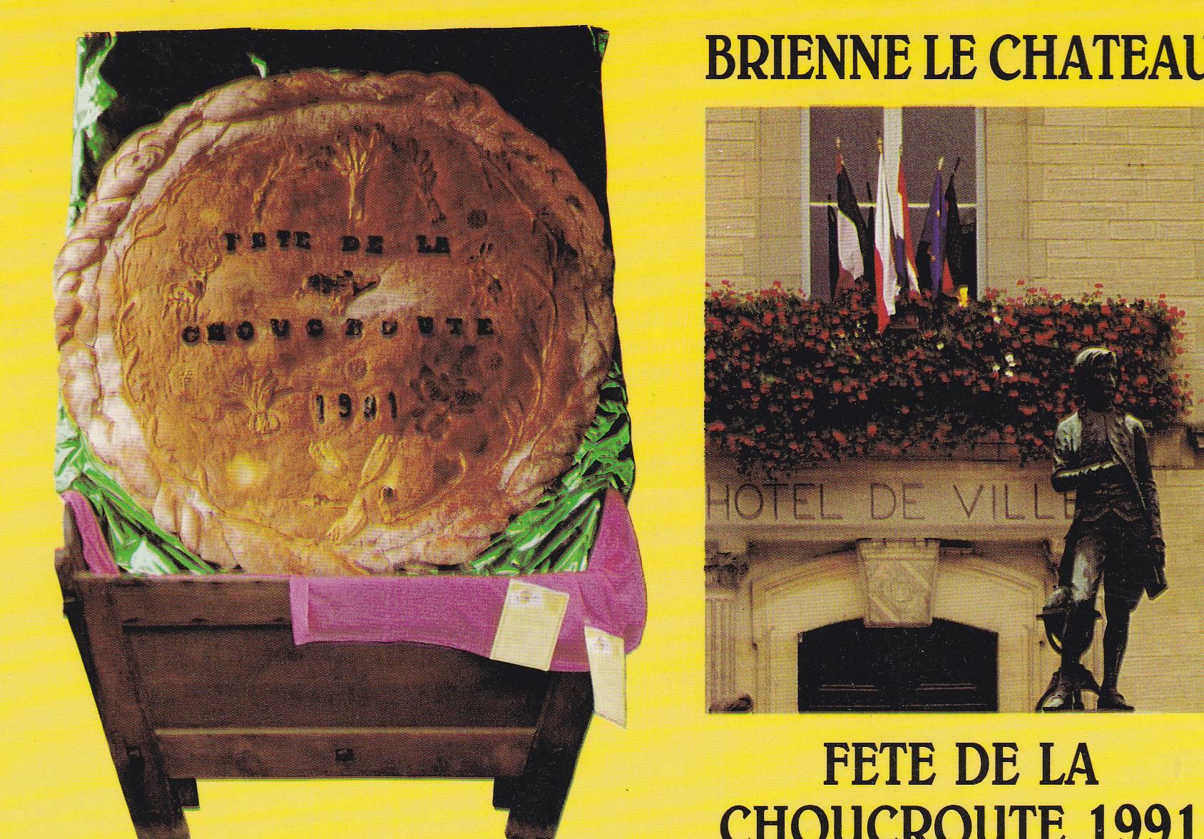 POSTAL B10481: PASTELERIA: BRIENNE LA CHATEU. BEDARIEUX. PUBLICIDAD