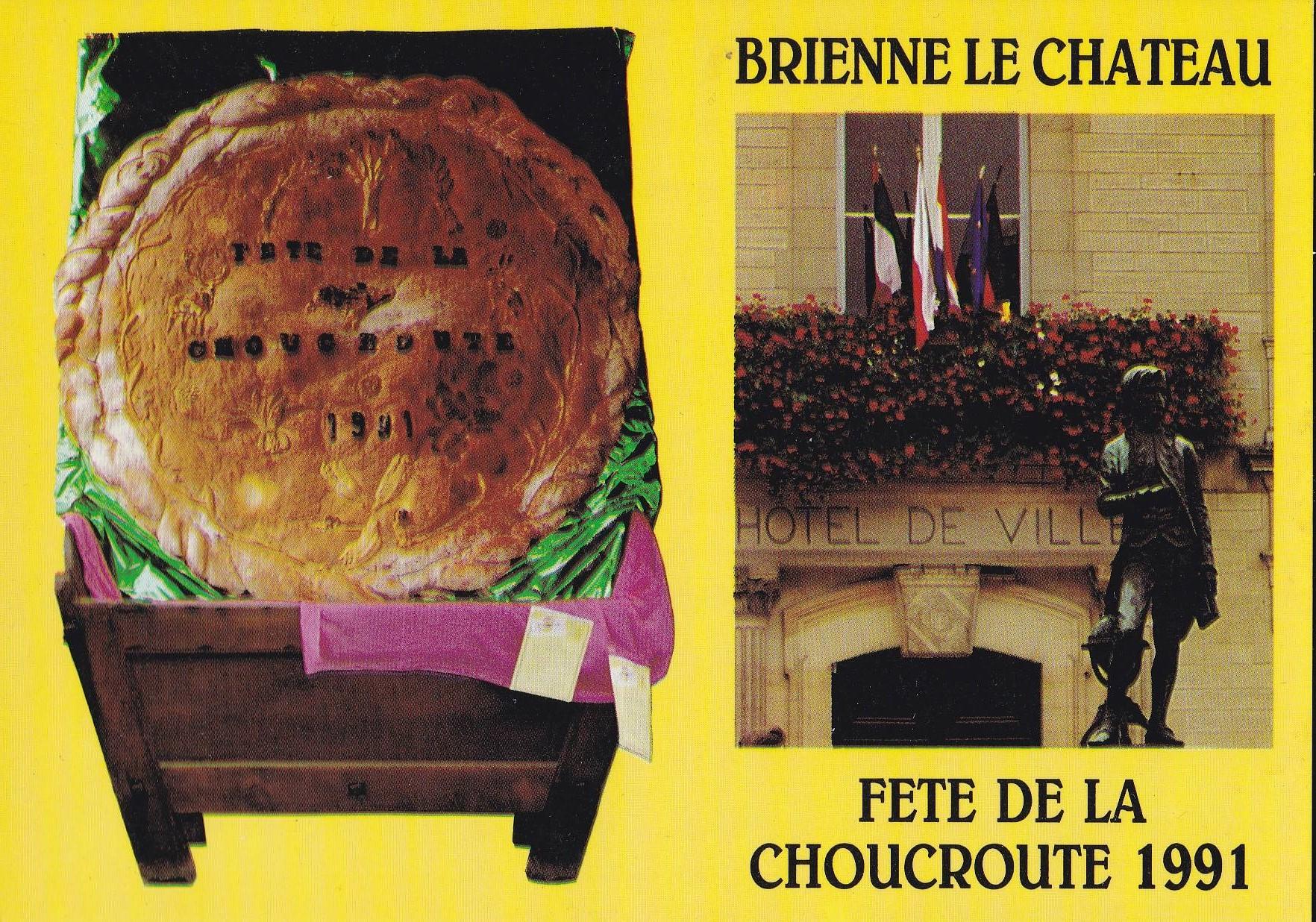 POSTAL B10482: PASTELERIA: BRIENNE LA CHATEU. BEDARIEUX. PUBLICIDAD