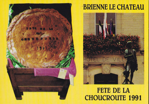 POSTAL B10482: PASTELERIA: BRIENNE LA CHATEU. BEDARIEUX. PUBLICIDAD