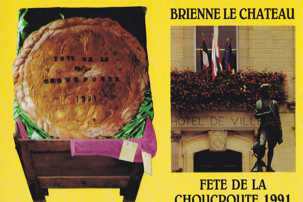 POSTAL B10483: PASTELERIA: BRIENNE LA CHATEU. BEDARIEUX. PUBLICIDAD