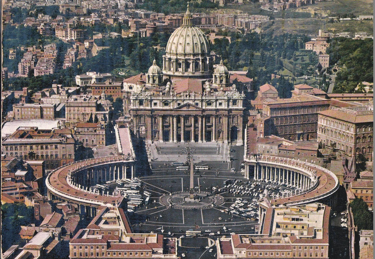 POSTAL B10485: ROMA: PLAZA SAN PEDRO