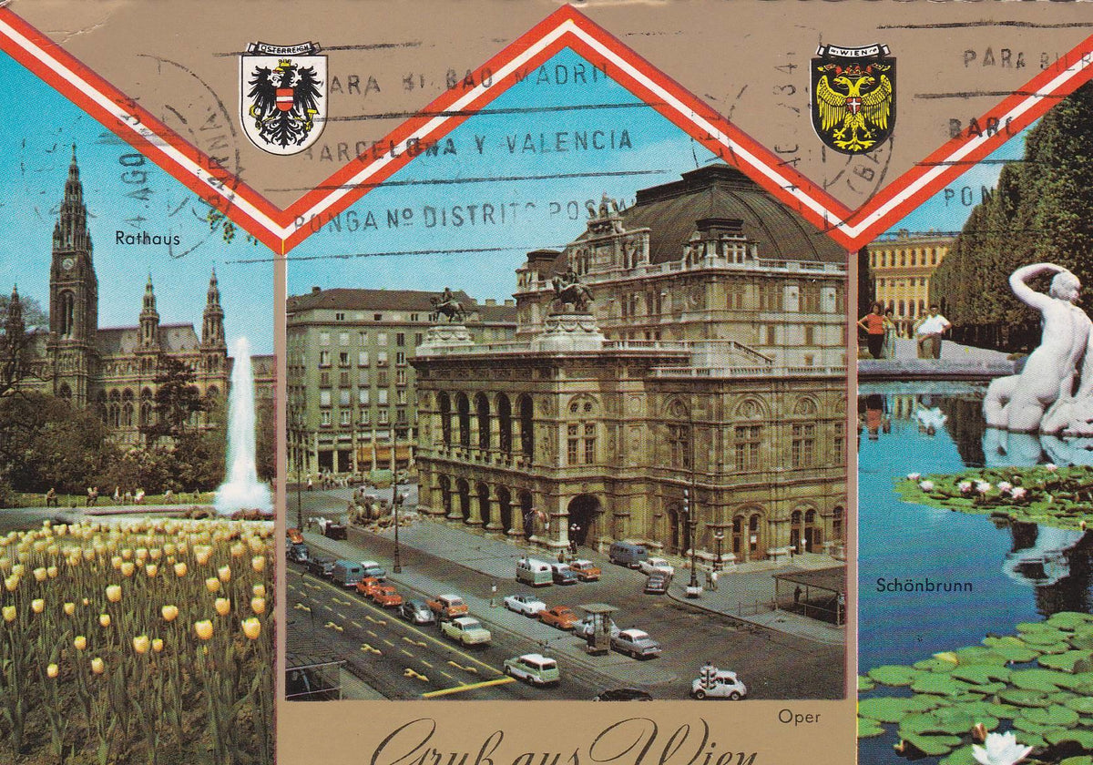 POSTAL B10490: VIENA: DIVERSOS ASPECTOS