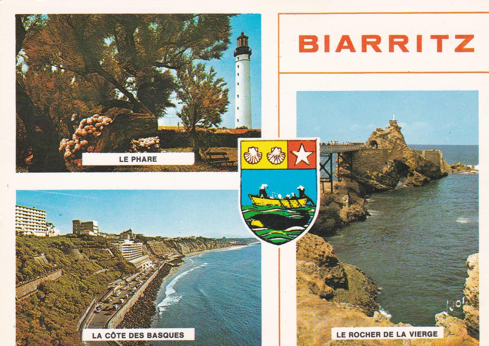 POSTAL B10501: BIARRITZ: DIVERSOS ASPECTOS
