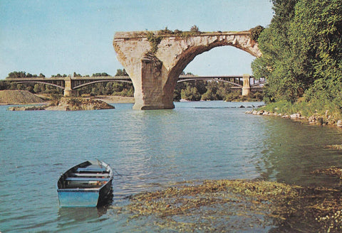 POSTAL B10509: PONT SAIN ESPRIT: VISTA AEREA