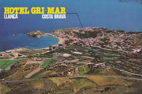 POSTAL B10513: LLANSA: HOTEL GRI. MAR