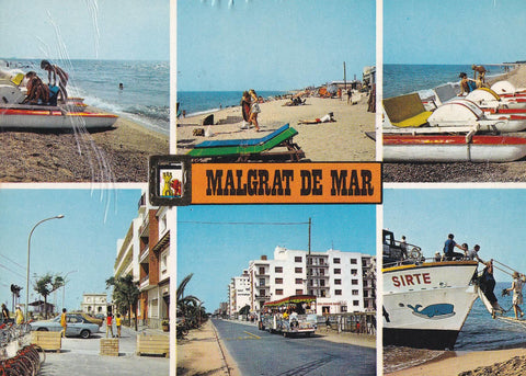 POSTAL B10531: MALGRAT DE MAR: DIVERSOS ASPECTOS