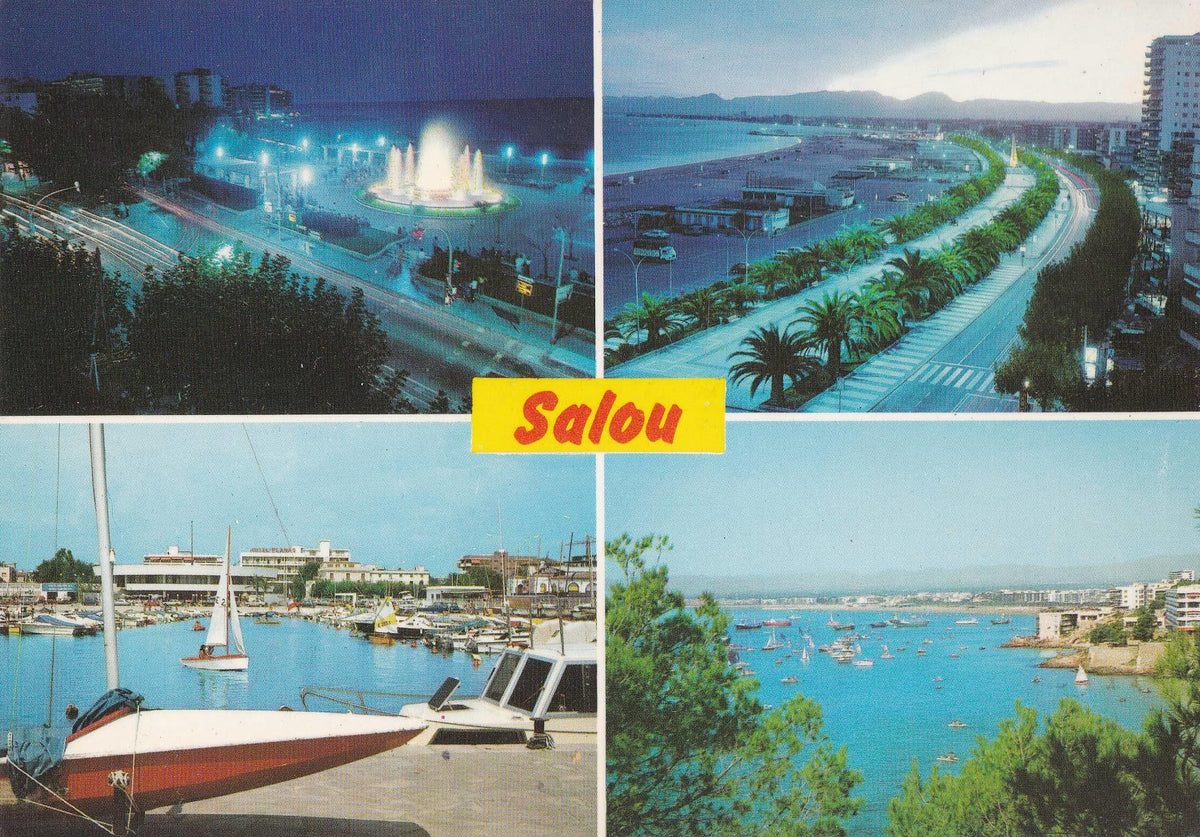 POSTAL B10533: TARRAGONA. SALOU. DIVERSOS ASPECTOS