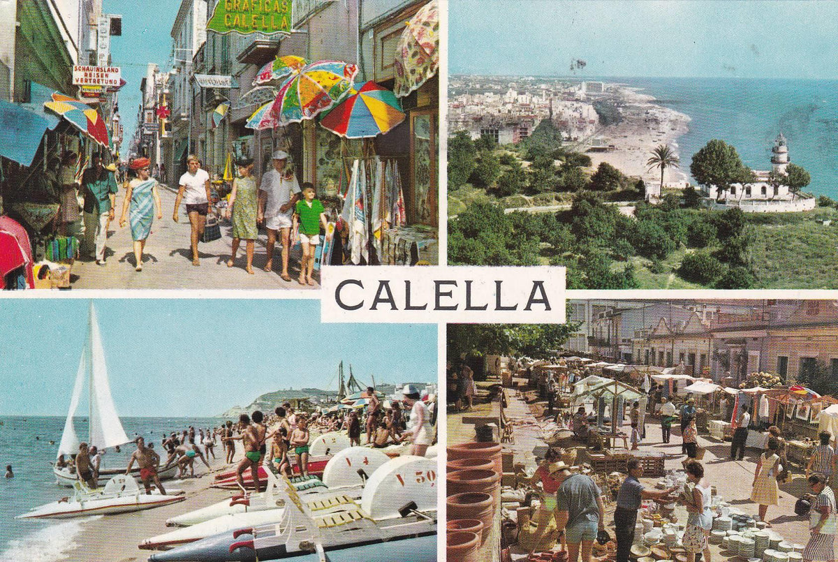 POSTAL B10569: CALELLA: DIVERSOS ASPECTOS