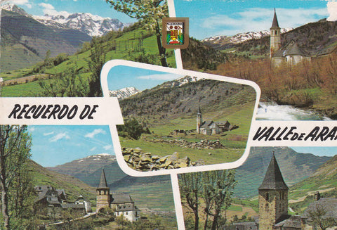 POSTAL B10590: LLEIDA: VALL D ARAN. DIVERSOS ASPECTOS