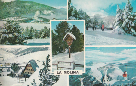 POSTAL B10596: PIRINEOS ORIENTALES: LA MOLINA