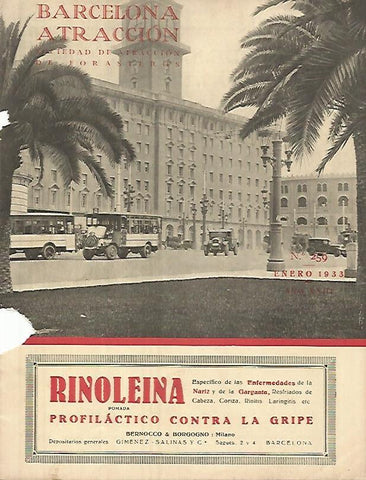 LAMINA 12291: Portada de la revista Barcelona Atraccion de enero de 1933 numero 259