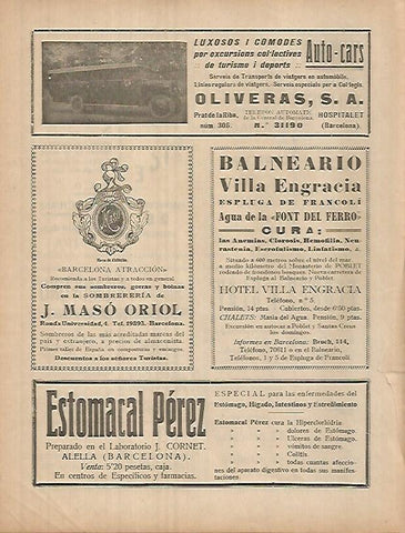 LAMINA 12293: Publicidad de Balneario Villa Engrancia 