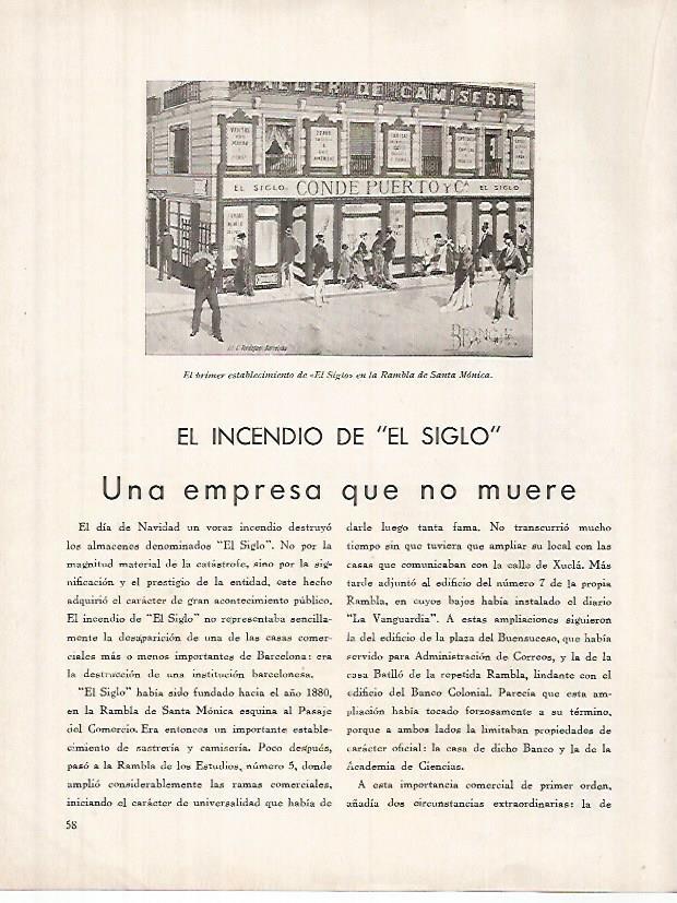 LAMINA 12333: Fachada de El Siglo Barcelona