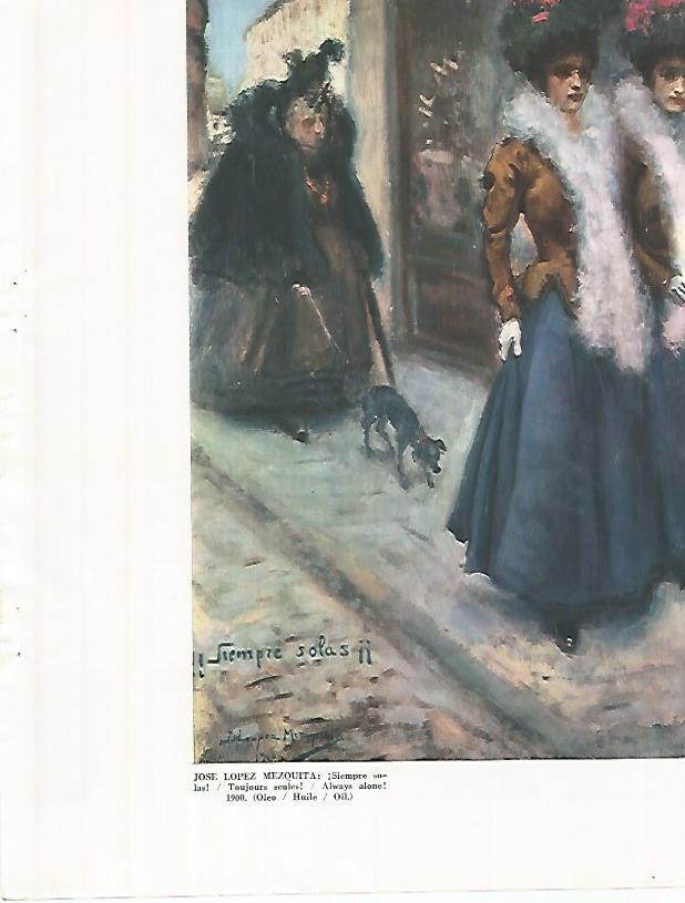 LAMINA 12340: Siempre solas por Jose Lopez Mezquta