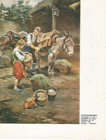 LAMINA 12343: Preparando el viaje por Santiago Regidor