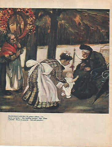 LAMINA 12346: El primer abrazo por Francisco Sancha