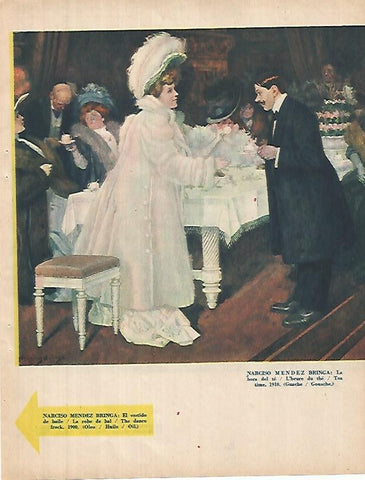 LAMINA 12355: La hora del te por N. Mende Bringa