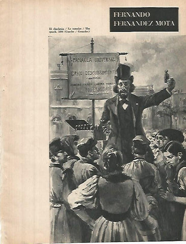 LAMINA 12367: El charlatan por Fernando Fernandez Mota