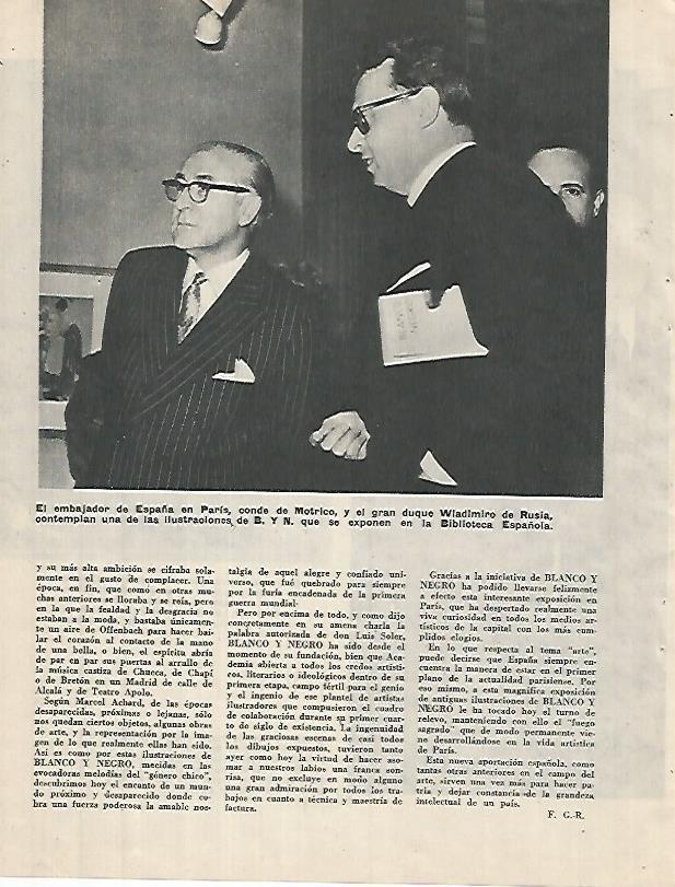 LAMINA 12371: El embajador de España en Paris